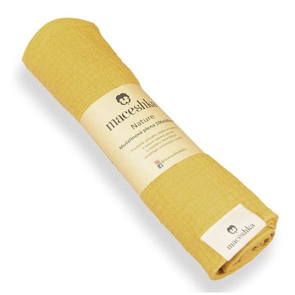 MACESHKA MUŠELÍNOVÁ PLENA NATURE - ZAVINOVACÍ PLENY / OSUŠKY VELKÉ - PŘEBALOVÁNÍ