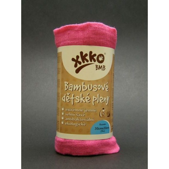 KIKKO XKKO BMB 30X30 MAGENTA 9 KS - LÁTKOVÉ PLENY SKLÁDANÉ - PŘEBALOVÁNÍ