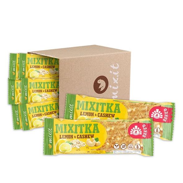 MIXIT MIXITKA BEZ LEPKU - KEŠU + CITRÓN (60G) - SLADKÉ ZOBÁNÍ - PRO MAMINKY