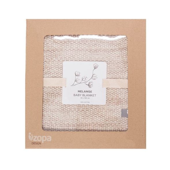 ZOPA DĚTSKÁ DEKA (100X80) MELANGE - DĚTSKÉ DEKY PRO MIMINKA - SPINKÁNÍ