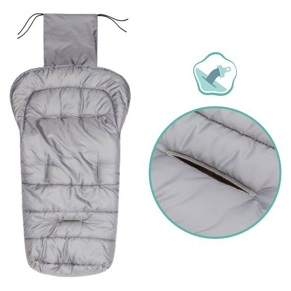 FILLIKID FUSAK ZIMNÍ ECO BIG SILVER - FUSAKY DO KOČÁRKU - KOČÁRKY A PŘÍSLUŠENSTVÍ