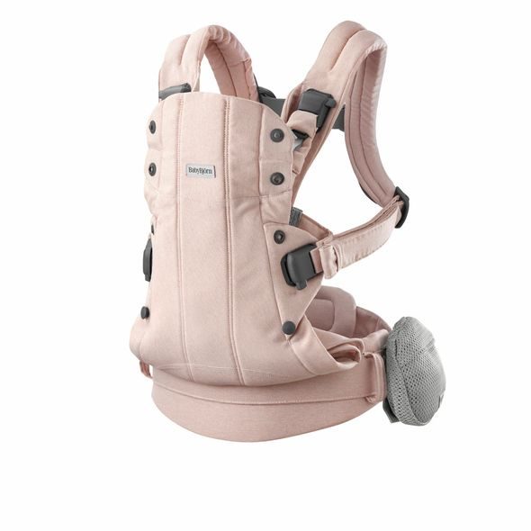 BABYBJORN BABYBJORN NOSÍTKO HARMONY WOVEN LIGHT PINK MÉLANGE - ERGONOMICKÁ NOSÍTKA - NOŠENÍ & SPORT