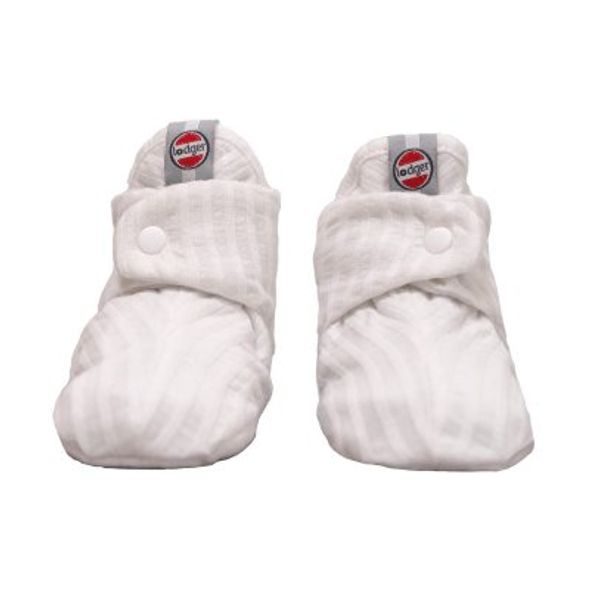 LODGER SLIPPER SEERSUCKER CLOUD DANCER 3 - 6 MĚSÍCŮ - BOTIČKY - PRO DĚTI