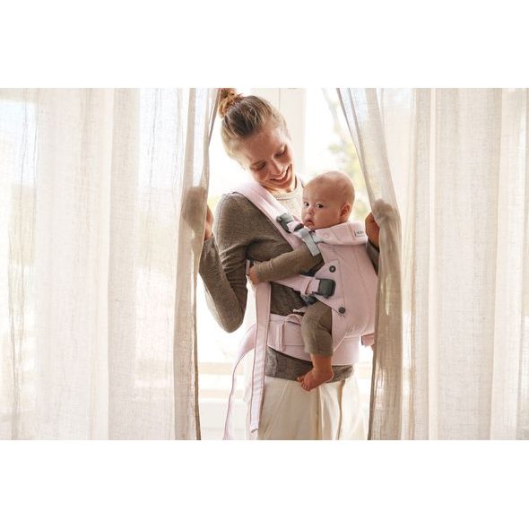 BABYBJORN BABYBJORN NOSÍTKO HARMONY WOVEN LIGHT PINK MÉLANGE - ERGONOMICKÁ NOSÍTKA - NOŠENÍ & SPORT