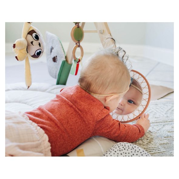 TINY LOVE HRACÍ DEKA S DŘEVĚNOU HRAZDOU BOHO CHIC - HRAZDIČKY - PRO DĚTI