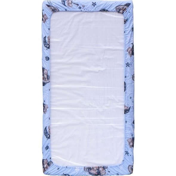 SCARLETT PROSTĚRADLO DO POSTÝLKY ARBAS MODRÉ 120X60 CM - PROSTĚRADLA - SPINKÁNÍ