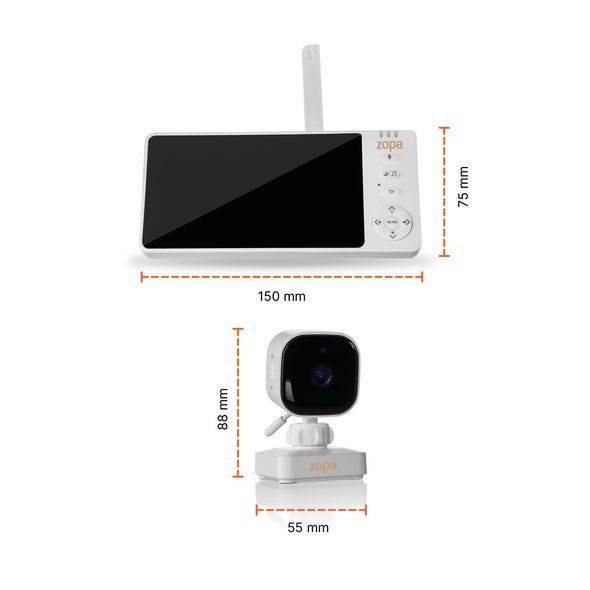 ZOPA DIGITÁLNÍ VIDEO MONITOR HOME & CAR 3V1 - ELEKTRONICKÉ CHŮVIČKY - SPINKÁNÍ