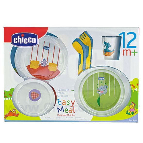 CHICCO JÍDELNÍ SOUPRAVA OZDOBNÁ 12+ - MISKY, TALÍŘKY A PODLOŽKY - KRMENÍ