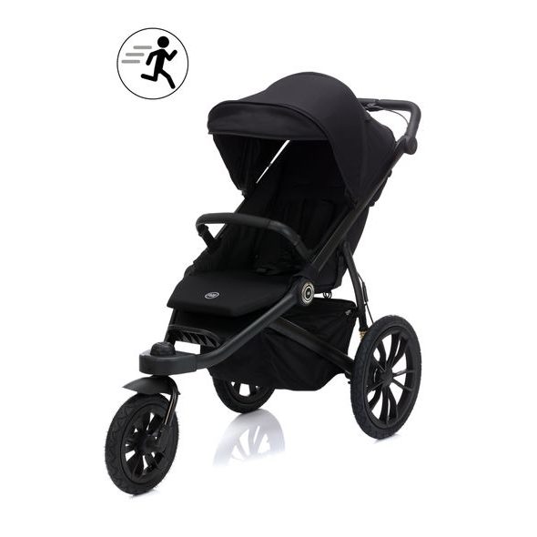 FILLIKID JOGGER RUN BLACK MELANGE - SPORTOVNÍ KOČÁRKY - KOČÁRKY A PŘÍSLUŠENSTVÍ