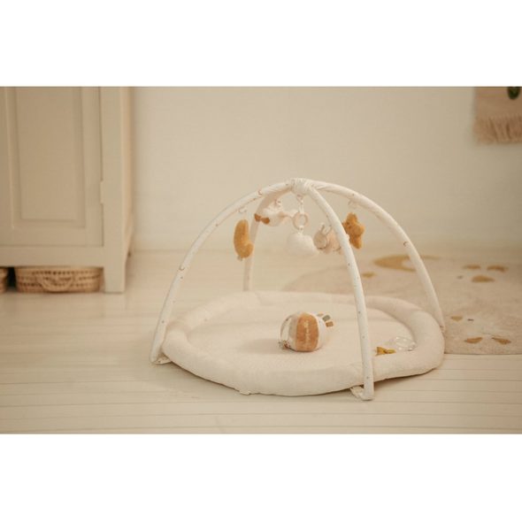 LITTLE DUTCH HRACÍ DEKA S HRAZDOU NEWBORN NATURALS - FARMA - PRO DĚTI