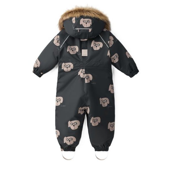 LEOKID ZIMNÍ KOMBINÉZA HERO CHARCOAL PUPPY VEL. 92 - ZIMNÍ KOMBINÉZY - PRO DĚTI