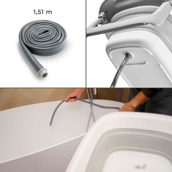 KINDERKRAFT STOLEK PŘEBALOVACÍ S VANIČKOU BUBBLY GREY - PŘEBALOVACÍ PULTY - PŘEBALOVÁNÍ