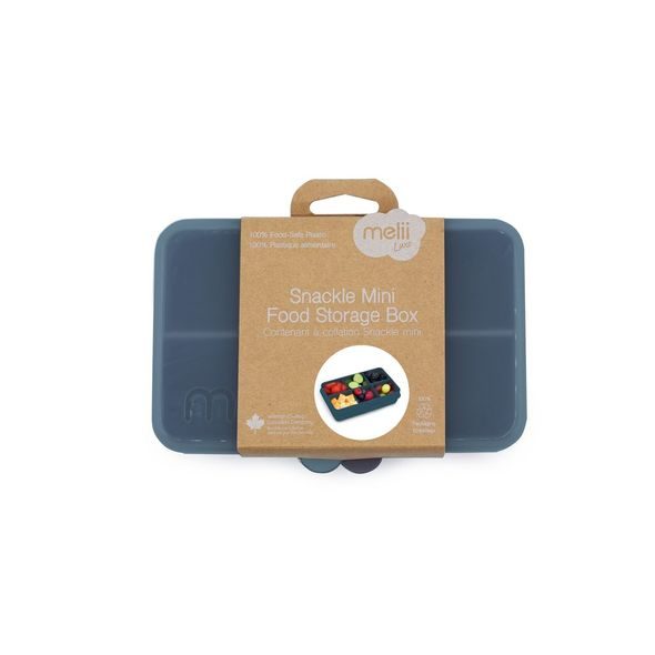 MELII SNACKLE BOX KRABIČKA NA SVAČINU MINI - LUXE MODRÁ - KRABIČKY NA SVAČINU - KRMENÍ