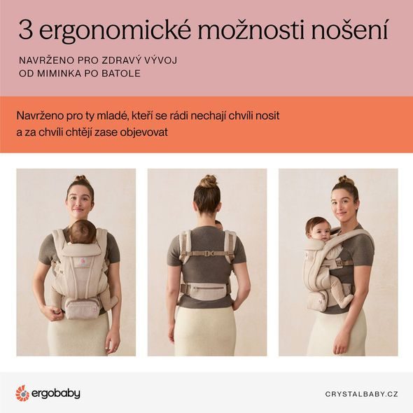 ERGOBABY OMNI DELUXE COTON - ERGONOMICKÁ NOSÍTKA - NOŠENÍ & SPORT