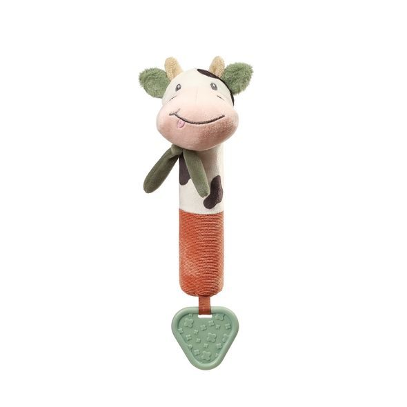 BABYONO HRAČKA PÍSKACÍ S KOUSÁTKEM COW BINGO 6M+ - KOUSÁTKA - PRO DĚTI
