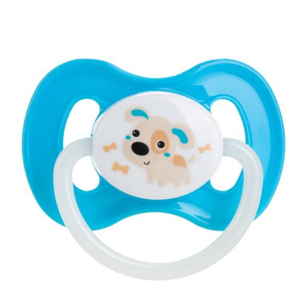 CANPOL BABIES DUDLÍK KAUČUKOVÝ TŘEŠINKA BUNNY&COMPANY 6-18M 1KS MODRÝ - ŠIDÍTKA A DOPLŇKY - KRMENÍ