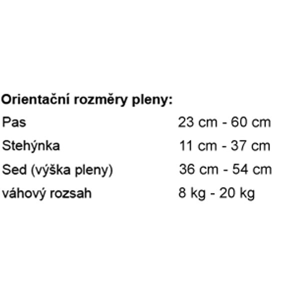 SWEET MONKEY PLENKA "VŠE V JEDNOM" XL PATENTKY - PLENKOVÉ KALHOTKY - PŘEBALOVÁNÍ