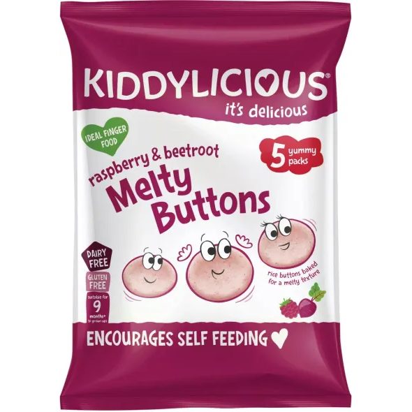 KIDDYLICIOUS OVOCNO-ZELENINOVÉ KNOFLÍČKY MULTIPACK - TYČINKY/SUŠENKY - KRMENÍ