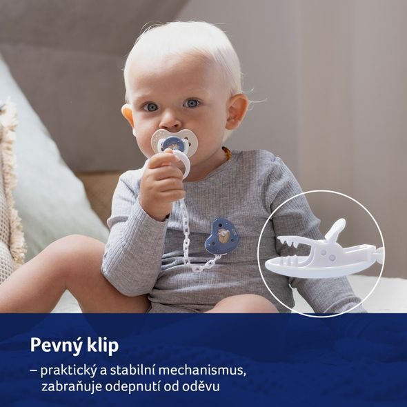 LOVI ŘETÍZEK NA DUDLÍK NIGHT&DAY KLUK - ŠIDÍTKA A DOPLŇKY - KRMENÍ