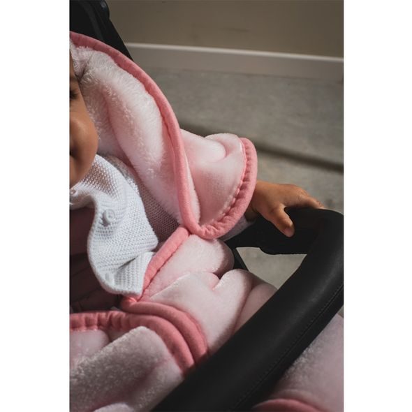 INTERBABY DEKA MEDVÍDEK 80X90 - RŮŽOVÁ - DĚTSKÉ DEKY PRO MIMINKA - SPINKÁNÍ