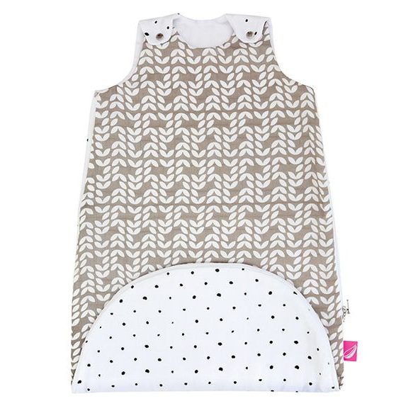 MOTHERHOOD VAK SPACÍ 2V1 ZIP-A-ROUND BEIGE MUŠELÍNOVÝ BEIGE CLASSICS 3-18M 0,5 TOG - SPACÍ PYTLE - SPINKÁNÍ