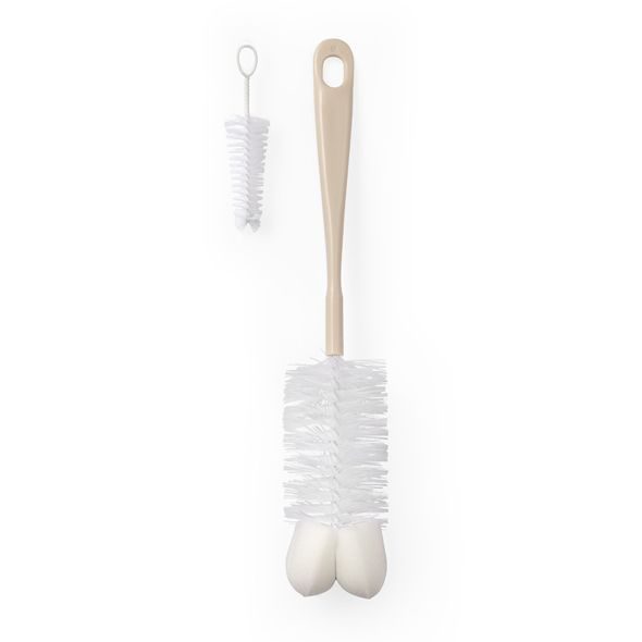 BABYONO KARTÁČ NA KOJENECKÉ LAHVE S MINI KARTÁČKEM - KARTÁČE NA LAHVE - KRMENÍ