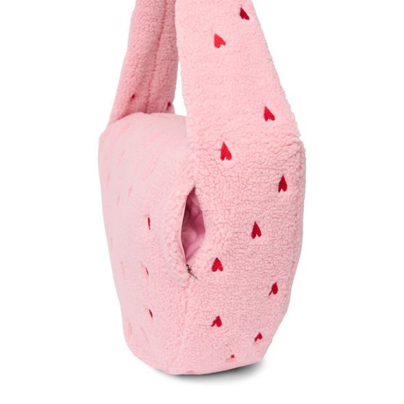 STUDIO NOOS TEDDY CROSS BODY BAG | LIGHT PINK HEARTS - DOPLŇKY - PRO MAMINKY