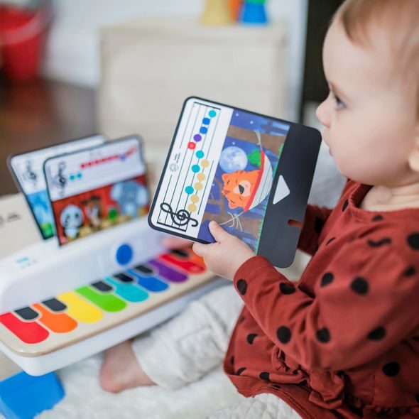 BABY EINSTEIN HRAČKA DŘEVĚNÁ HUDEBNÍ PIANO TOGETHER IN TUNE PIANO CONNECTED MAGIC TOUCH HAPE 12M+ - HUDEBNÍ - PRO DĚTI
