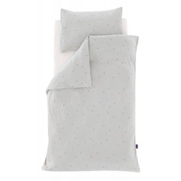 TRÄUMELAND POVLEČENÍ JERSEY 100/135 + 40/60 FIORE GRÜN - POVLEČENÍ DO POSTÝLKY - SPINKÁNÍ