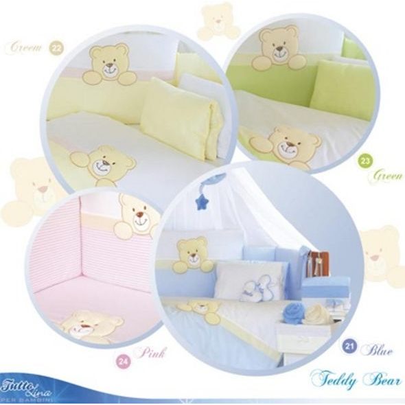 TUTTOLINA POVLEČENÍ DO POSTÝLKY TEDDY BEAR - POVLEČENÍ DO POSTÝLKY - SPINKÁNÍ