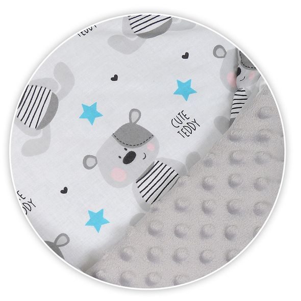 TOMI POVLEČENÍ K2 MINKY TEDDY - POVLEČENÍ DO POSTÝLKY - SPINKÁNÍ