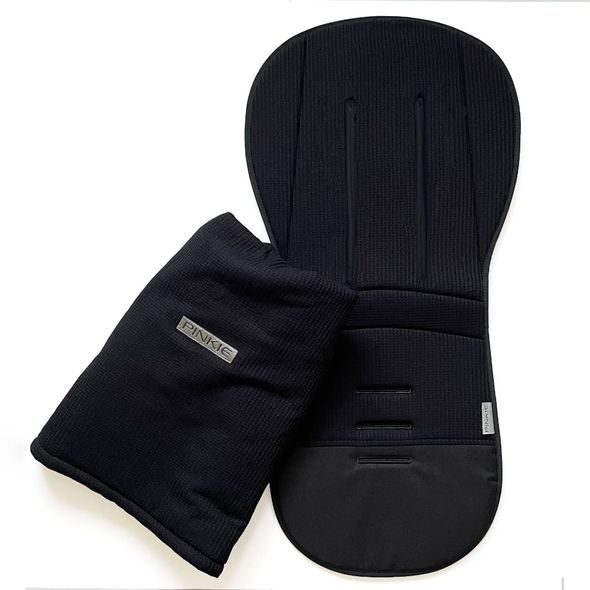 PINKIE PODLOŽKA LABEL BLACK-PODÉLNÉ OTVORY - PODLOŽKY DO KOČÁRKU - KOČÁRKY A PŘÍSLUŠENSTVÍ