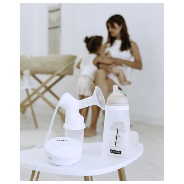 SUAVINÉX ODSÁVAČKA MATEŘSKÉHO MLÉKA ELEKTRICKÁ ZERØ.ZERØ - ODSÁVAČKY MATEŘSKÉHO MLÉKA - KRMENÍ