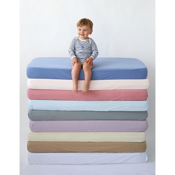 CANDIDE PROSTĚRADLO BAVLNĚNÉ 60X120CM SVĚTLE MODRÉ - PROSTĚRADLA - SPINKÁNÍ