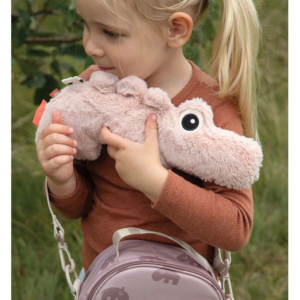 DONE BY DEER MAZLIVÁ HRAČKA CROCO MALÁ, RŮŽOVÁ - USÍNÁČCI MAZLÍCÍ - PRO DĚTI