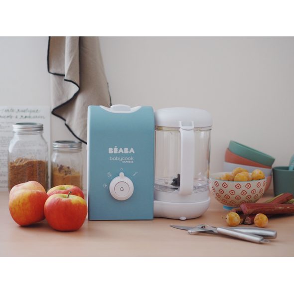 BEABA PARNÍ VAŘIČ + MIXÉR BABYCOOK EXPRESS BALTIC BLUE - KUCHYŇSKÉ PŘÍSTROJE - KRMENÍ
