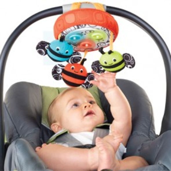 BRIGHT STARTS DEKA PODPORUJÍCÍ VÝVOJ S HRAZDOU A HRAČKAMI 0M+, 2018 - HRACÍ DEKY - PRO DĚTI