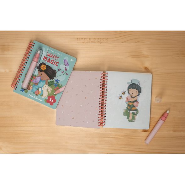 LITTLE DUTCH KNIHA KOUZLENÍ S VODOU ROSA & FRIENDS - KNÍŽKY PRO NEJMENŠÍ - PRO DĚTI