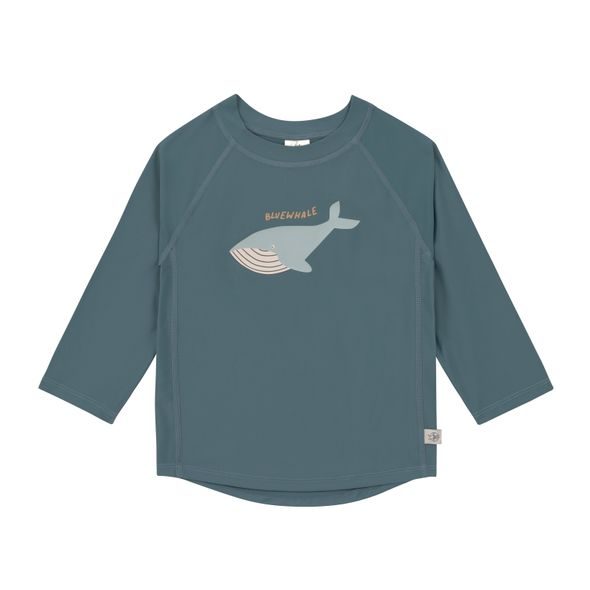 LÄSSIG SPLASH LONG SLEEVE RASHGUARD WHALE BLUE - UV OBLEČENÍ - PRO DĚTI