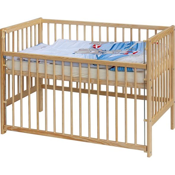 SCARLETT DĚTSKÁ POSTÝLKA S KOMPLETNÍ VÝBAVOU SCARLETT 120 X 60 CM - RATY - DŘEVĚNÉ POSTÝLKY - SPINKÁNÍ