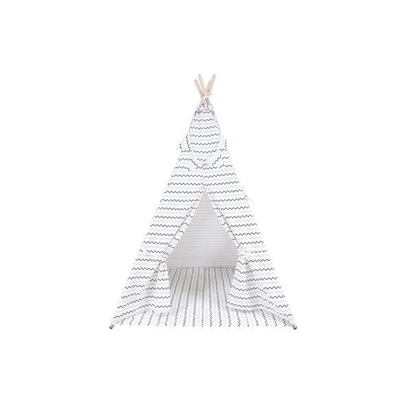 KINDSGUT DĚTSKÉ TEEPEE CIK CAK - HRACÍ DOMEČKY - SPINKÁNÍ