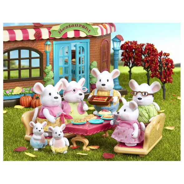 LI'L WOODZEEZ RODINA MYŠÍ S PRARODIČI NIBBLEKIN - ZVÍŘATA - PRO DĚTI