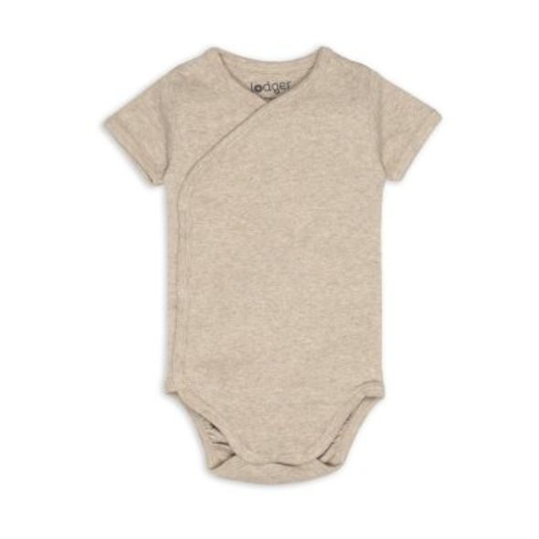 LODGER BODY S KRÁTKÝM RUKÁVEM MELANGE BEIGE VEL. 56 - BODY - PRO DĚTI