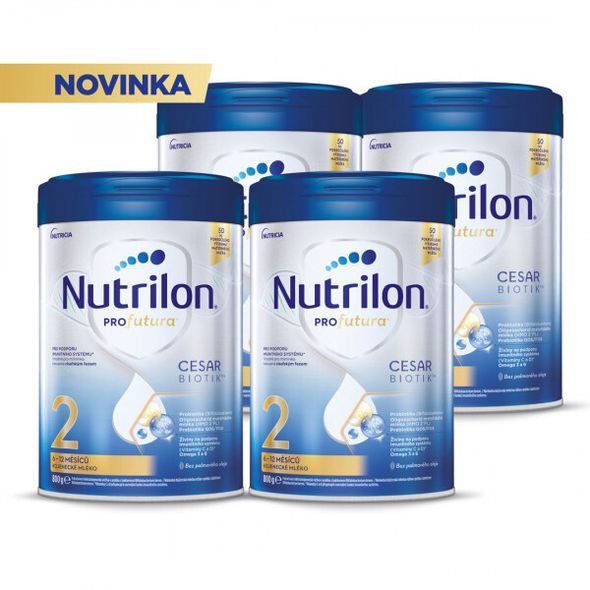 NUTRILON 2 PROFUTURA CESARBIOTIK 4X800G - KOJENECKÁ MLÉKA - KRMENÍ