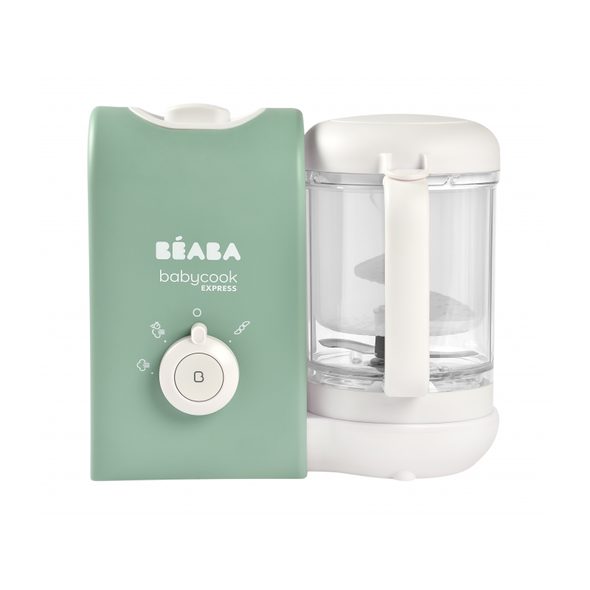 BEABA PARNÍ VAŘIČ + MIXÉR BABYCOOK EXPRESS SAGE GREEN - KUCHYŇSKÉ PŘÍSTROJE - KRMENÍ