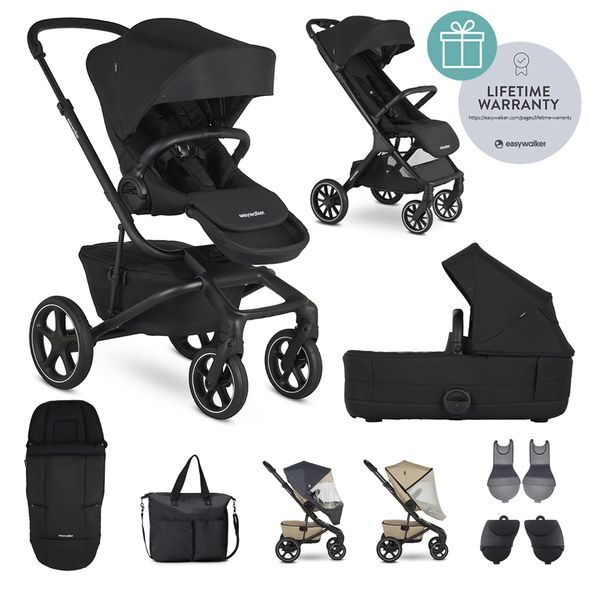 EASYWALKER AKČNÍ SET JIMMEY XXL RWS + PŘÍSLUŠENSTVÍ + ZDARMA JACKEY XL - KOMBINACE S PŘÍSLUŠENSTVÍM - KOČÁRKY A PŘÍSLUŠENSTVÍ