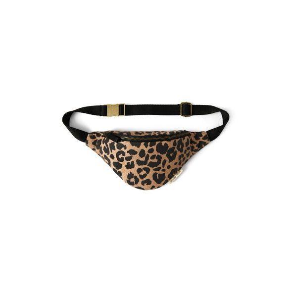 STUDIO NOOS COTTON MINI FANNY PACK KABELKA BROWN LEOPARD - LEDVINKY - KOČÁRKY A PŘÍSLUŠENSTVÍ