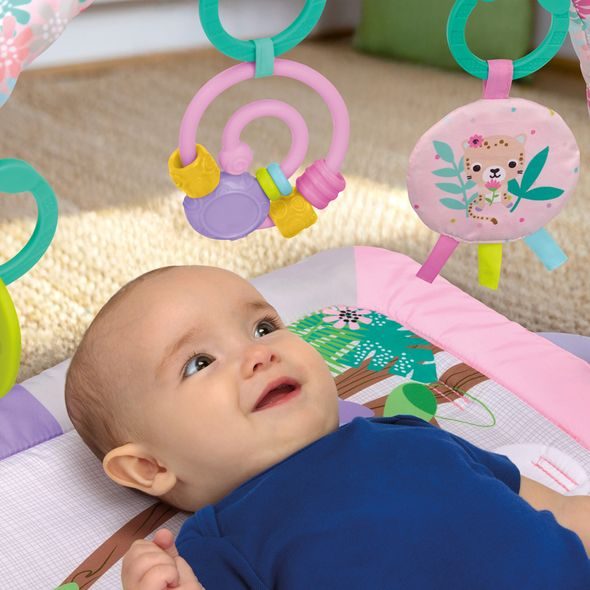 BRIGHT STARTS DEKA NA HRANÍ PRO ROZVOJ MOTORIKY A SMYSLŮ TREETOP BLOOM™, 0M+ - HRACÍ DEKY - PRO DĚTI