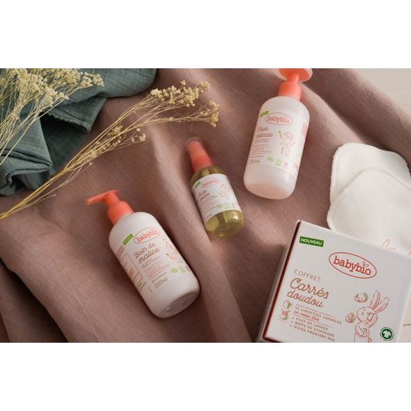 BABYBIO HYGIENICKÉ ŽÍNKY Z BIO BAVLNY DOPLŇOVACÍ SADA - LÁTKOVÉ UBROUSKY - PŘEBALOVÁNÍ