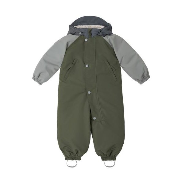 LEOKID ZIMNÍ KOMBINÉZA COLOR BLOCK GREEN SCAPE VEL. 18 - 24 MĚSÍCŮ (VEL. 86) - ZIMNÍ KOMBINÉZY - PRO DĚTI